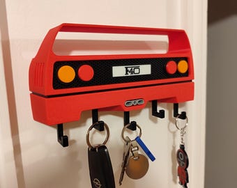 Portachiavi per supercar – Auto esotica retrò da parete con ganci