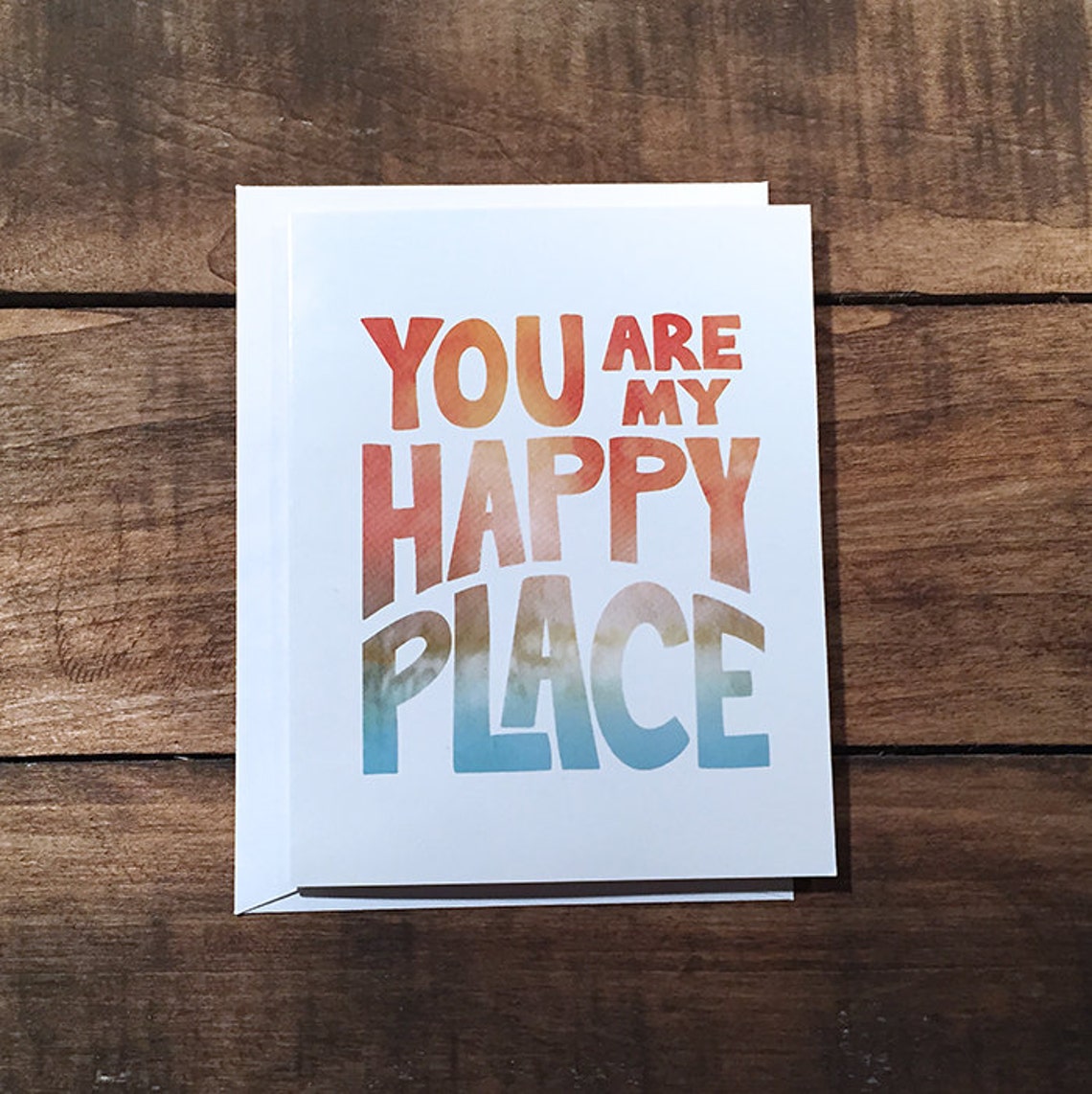 You Are My Happy Place Greeting Card Etsy