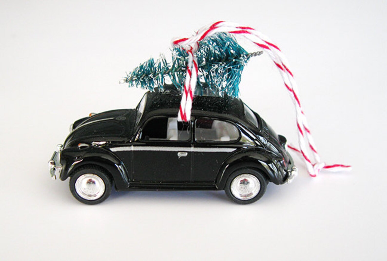 VW Bug Beetle Christmas Ornament with Tree on Top Etsy