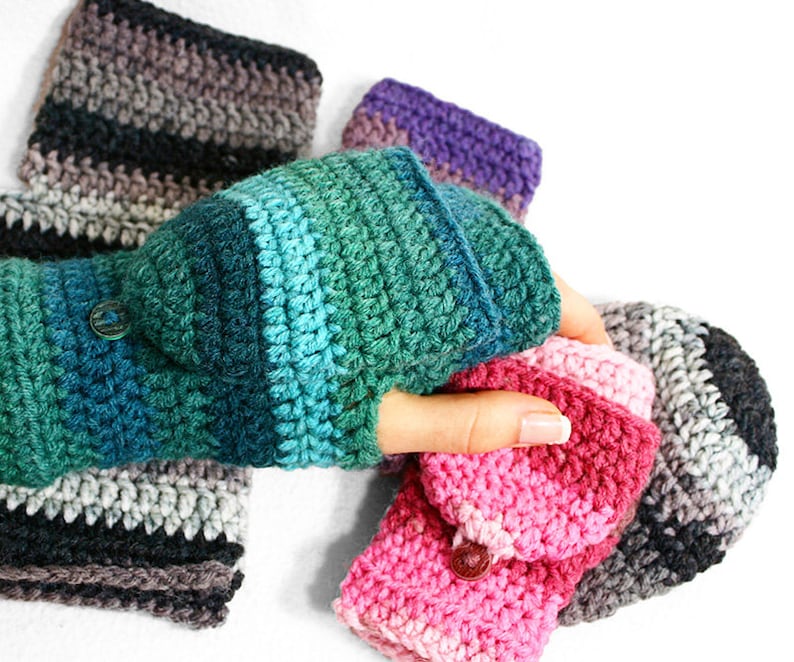 Easy Crochet Fingerless Mitten Pattern / Toddler Fingerless Etsy