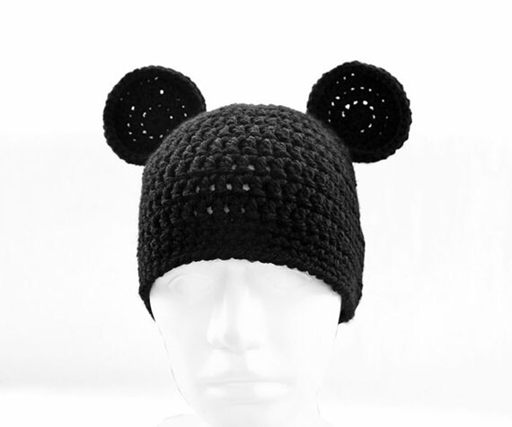 baby mickey ears beanie
