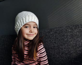 Gorro Olivia aconchegante – Padrão de crochê em PDF para iniciantes em todos os tamanhos – Ideia de presente de inverno para toda a família
