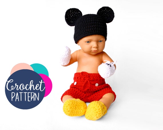 baby mickey ears beanie