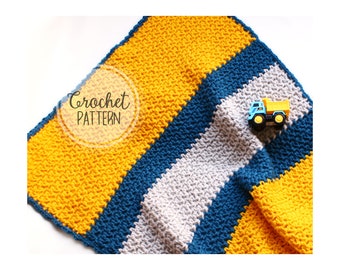 Padrão de manta de crochê para bebê – Afghã de lã volumosa fácil para recém-nascido – Presente neutro de gênero – Dale Blanket PDF