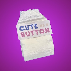 Ruban adhésif pour couches - Mignon comme un bouton - Livraison gratuite et discrète !