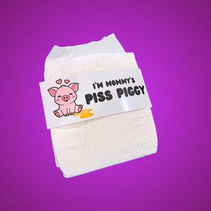 Luiertape - I'm Mommy's Piss Piggy - gratis, discrete verzending!