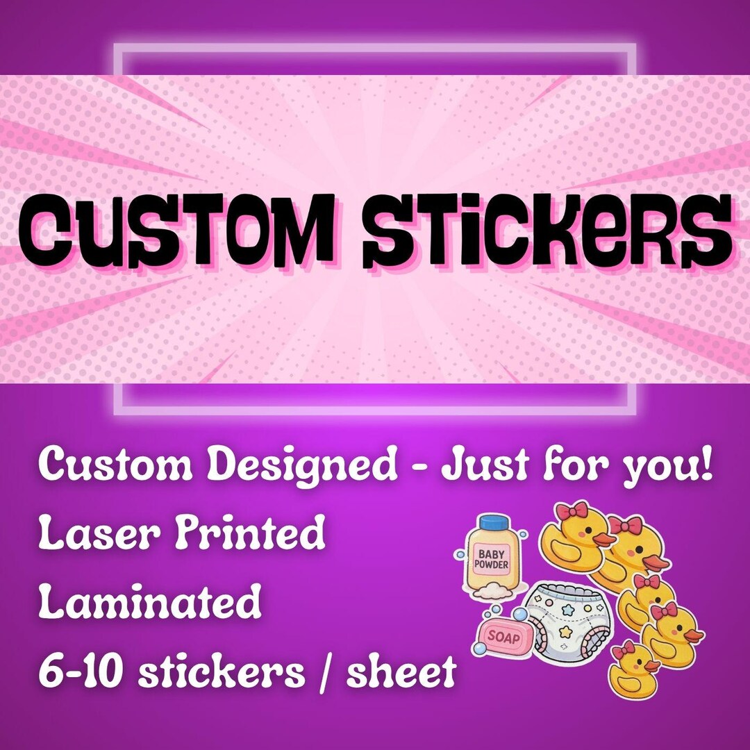 Discreet Sticker Custom Stickers - Designed for You - Made to Order - Discreet, FREE ...