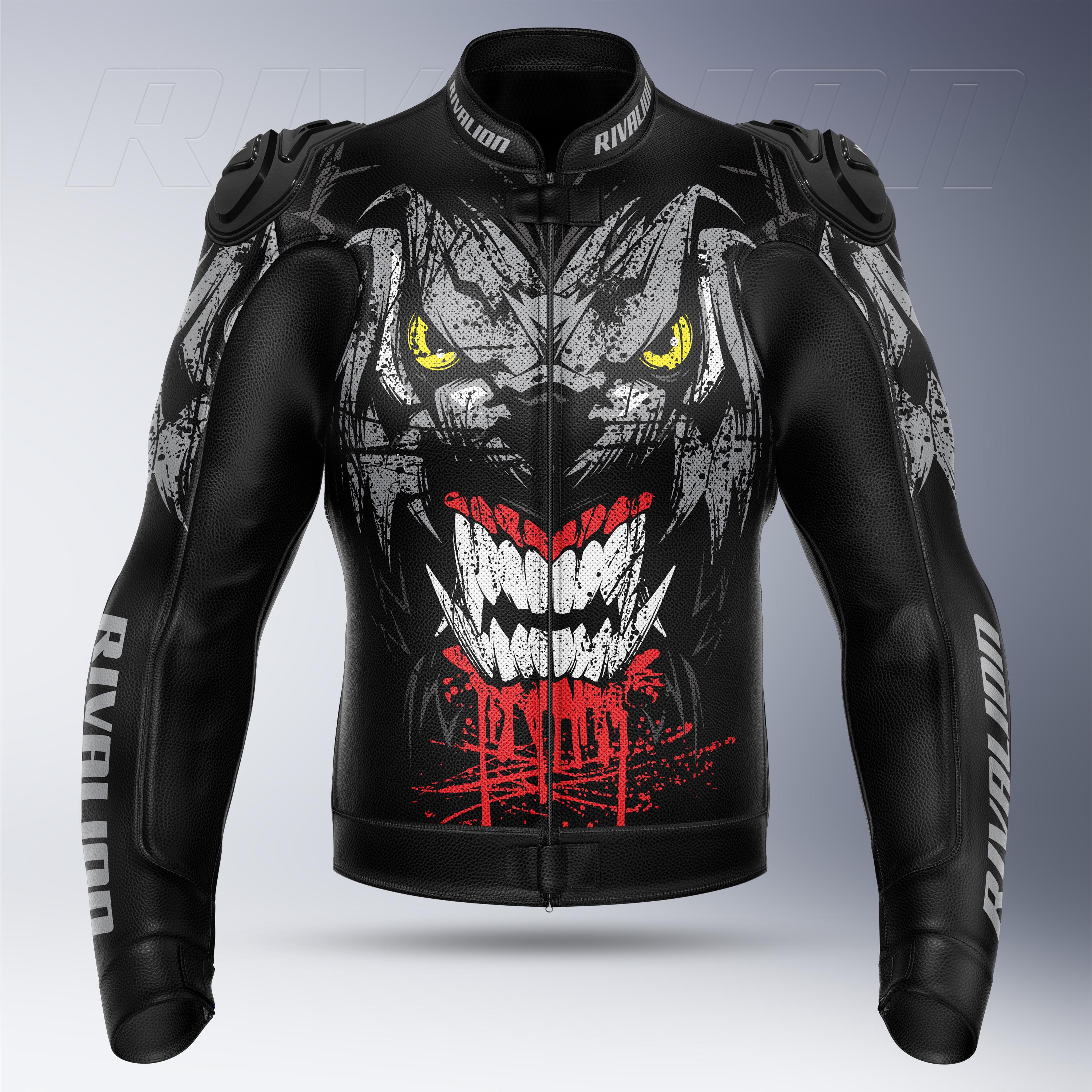 Customaized Riding Jacket Custom Motorcycle Racing Leather Jacket: Cowhide or Kangaroo, Removable ...