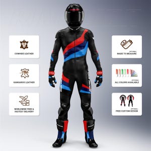 BMW S1000RR Motorcycle suit, Motorbike Racing suit, Motorcycle racing suit, Motorcycle leather suit, Cowhide & Kangaroo Leather Race suit