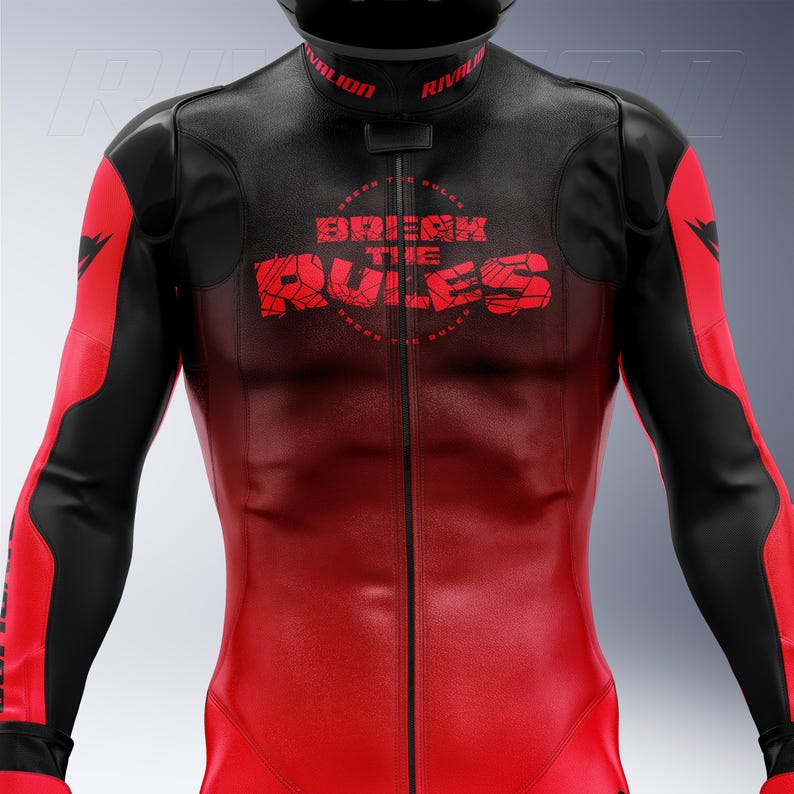Custom Honda Motorcycle Racing Suit: Cowhide or Kangaroo Leather image 4