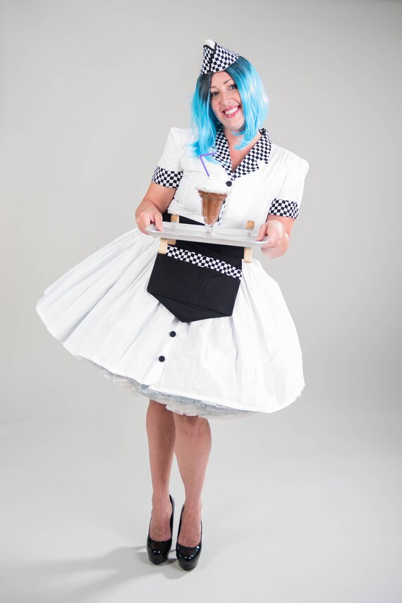 retro waitress dress