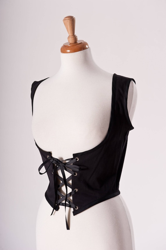 Lace up cheap vest top