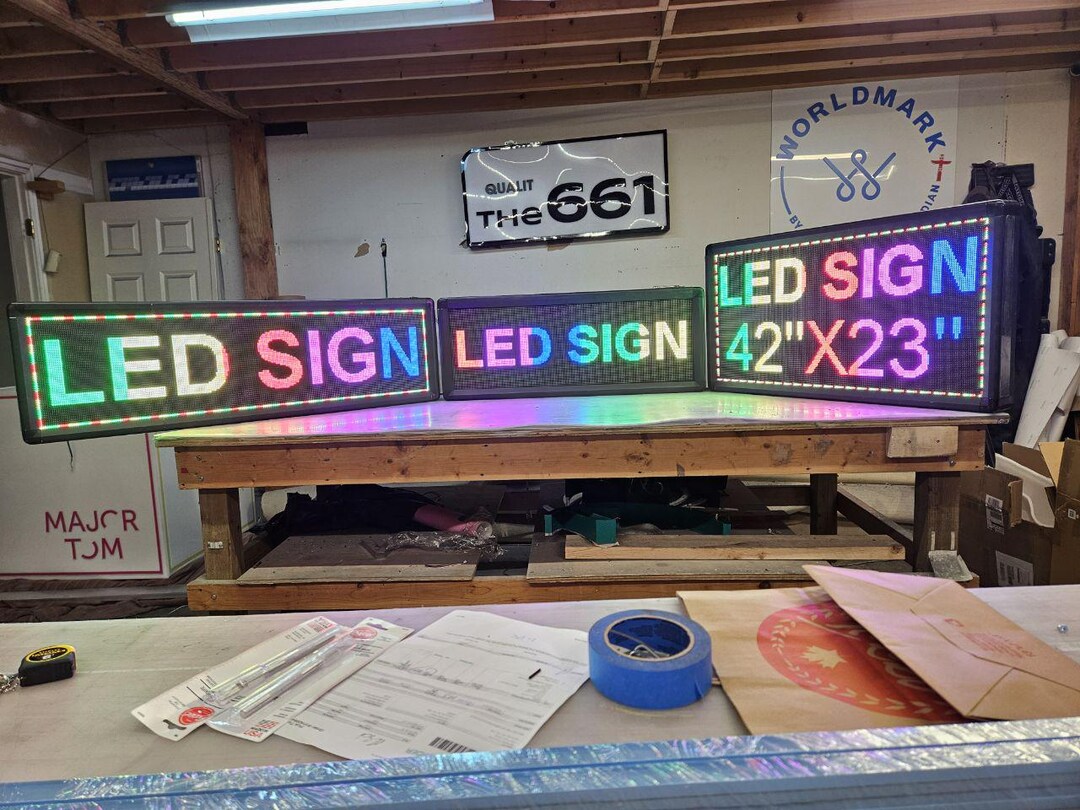 LED Display Sign, Signage, Channel Letter, 3D Letter, Window Graphic ...
