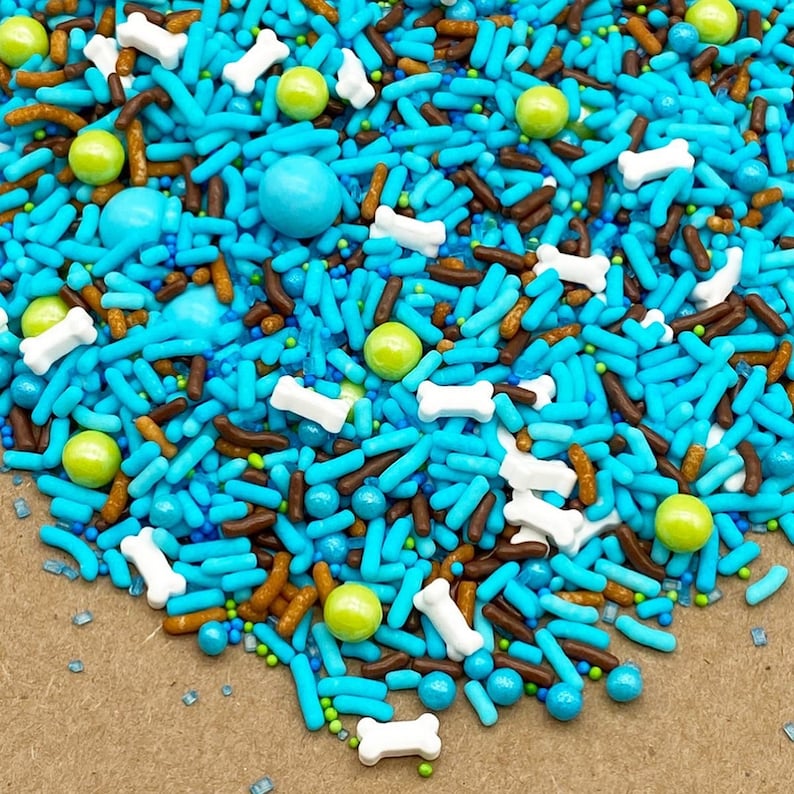 Blue Pawty Sprinkle Mix Dog Sprinkles Bone sprinkles Etsy