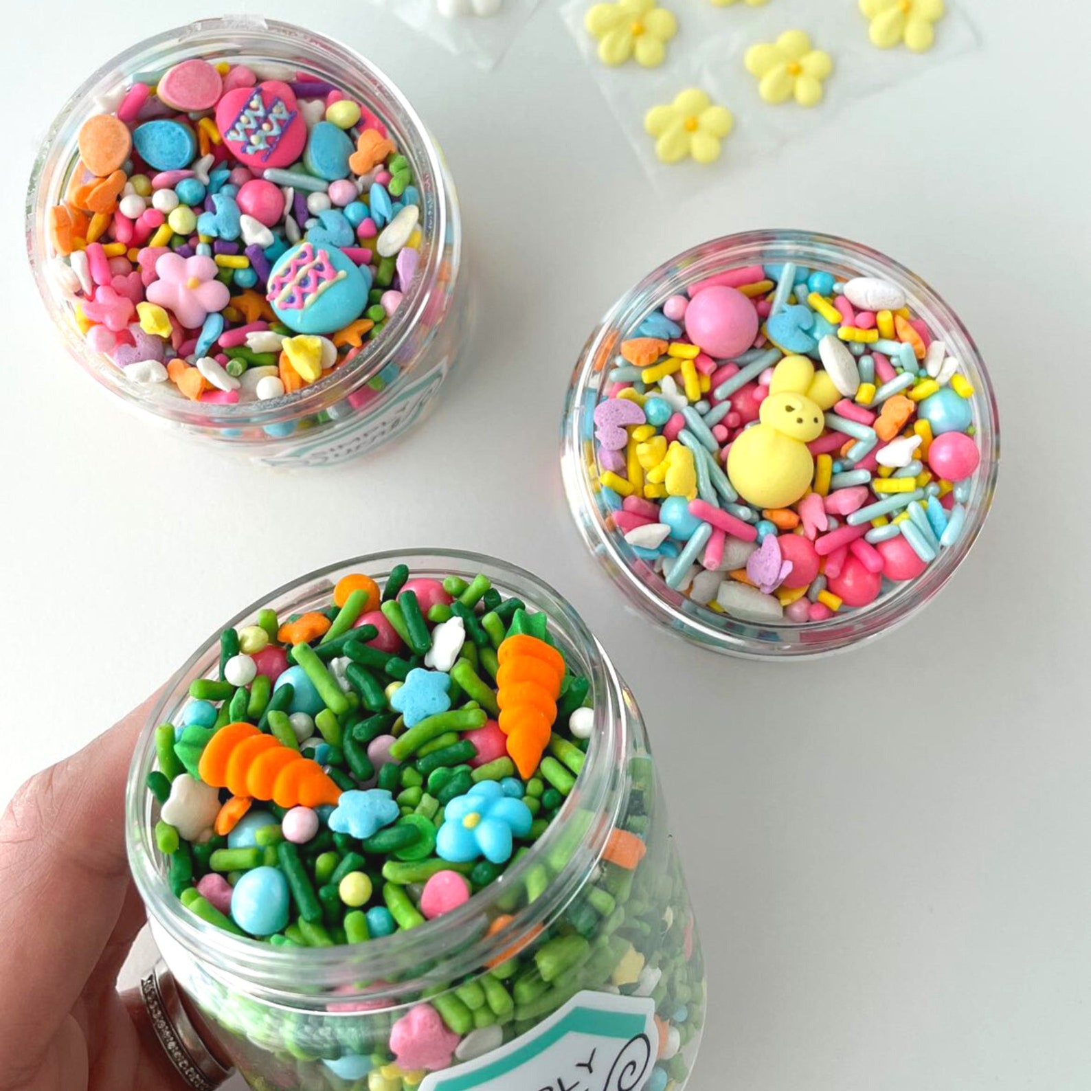 Hoppy Easter Sprinkle Mix Easter Sprinkles Spring Cupcake Etsy