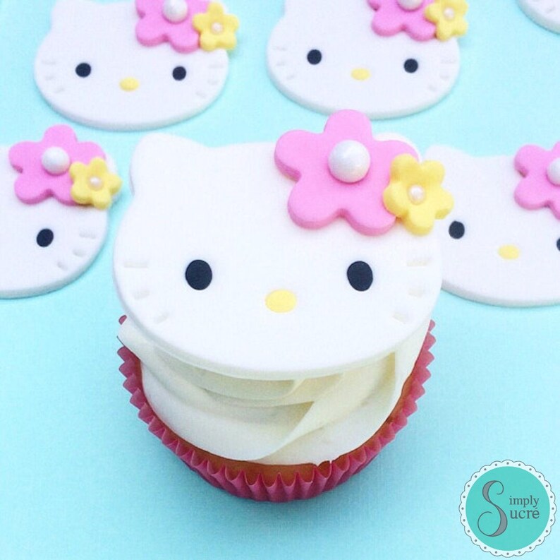 Pieczenie I Dekoracje Do Ciast New Edible Hello Kitty Birthday