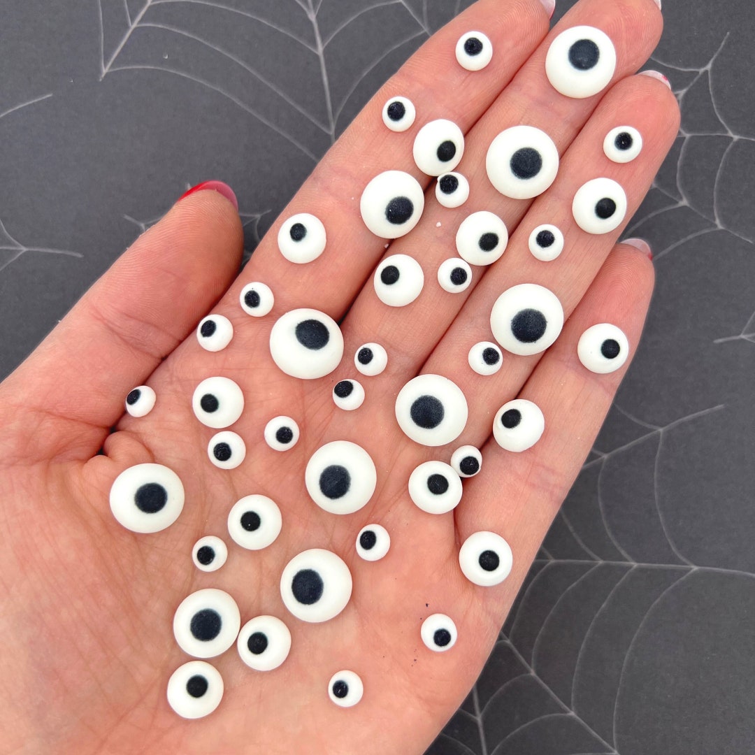 57 Mini Icing Eyeballs Candy Eyeballs Halloween Party Etsy