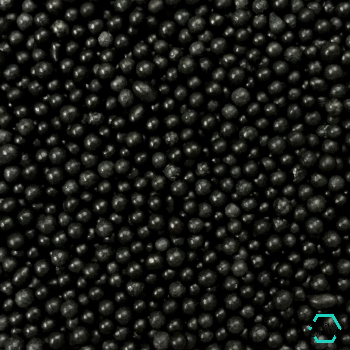 Shiny Black Nonpareils Edible Sprinkles Black Sprinkles Etsy