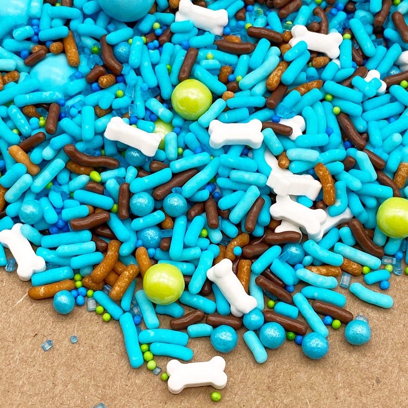 Blue Pawty Sprinkle Mix Dog Sprinkles Bone sprinkles Etsy