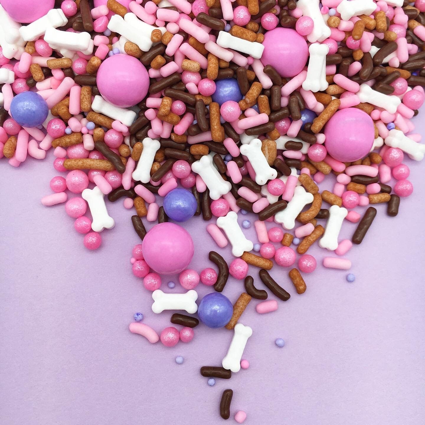 Pink Pawty Sprinkle Mix Dog Sprinkles Pink Sprinkles Etsy