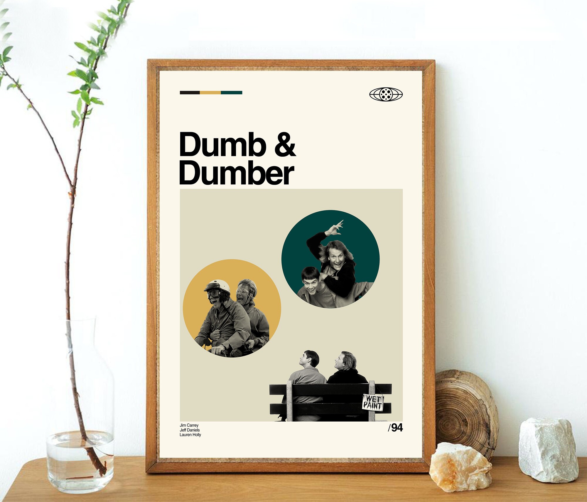 Discover Inspired DUMB AND DUMBER Midcentury Art - retro-modern, vintage inspired Poster