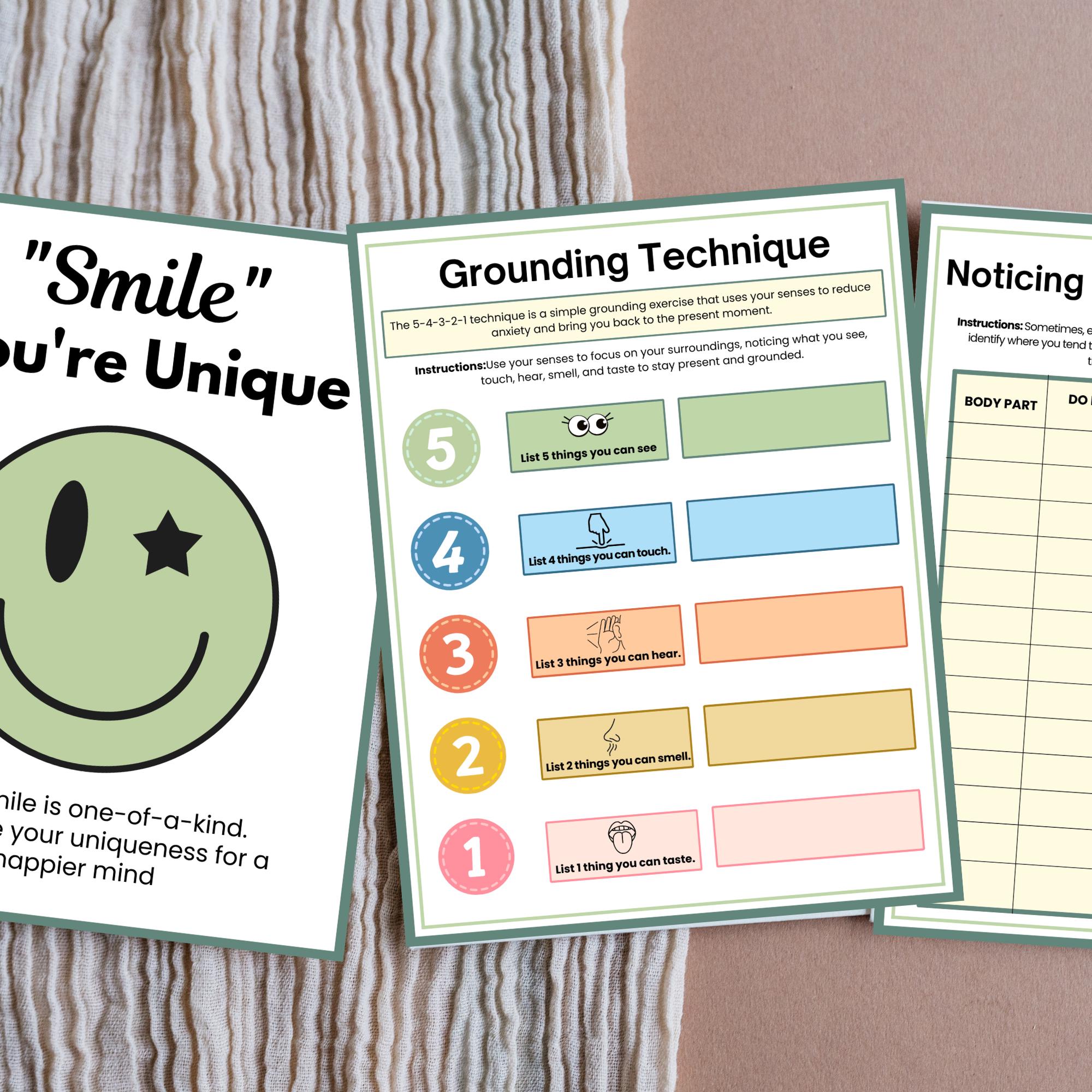Trauma Healing Workbook Bundle: Self-care Activities (digital