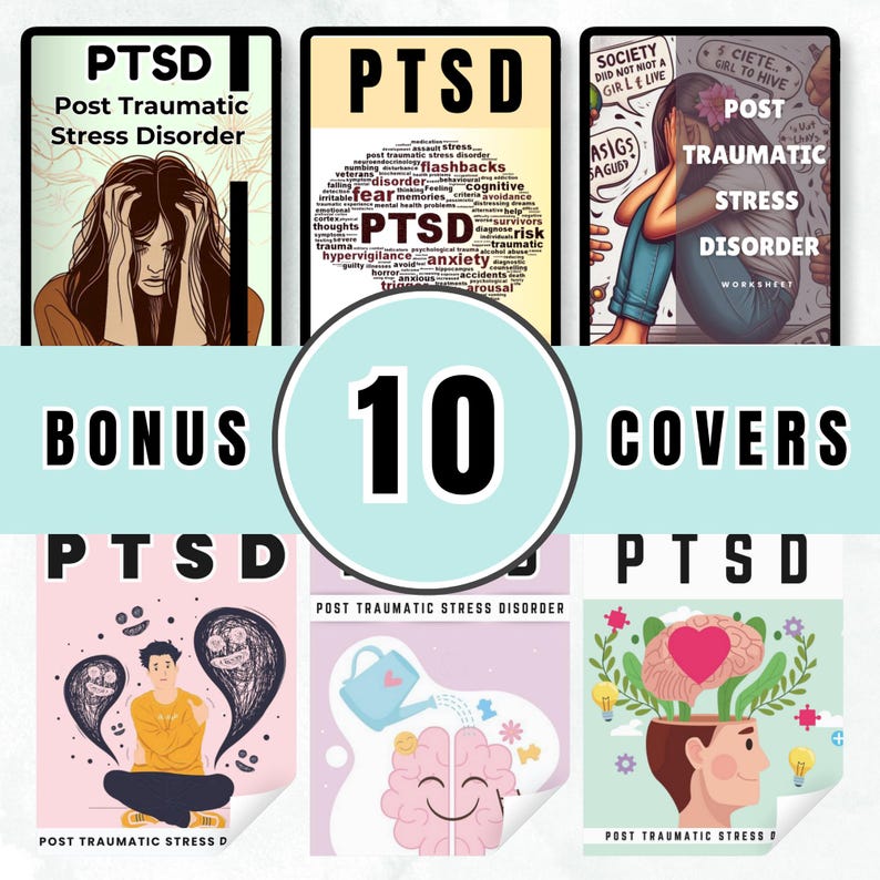 PTSD Worksheets, Post Traumatic Stress Disorder, PTSD Guide, Mental ...