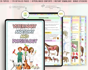 Appunti di anatomia veterinaria / Guida allo studio digitale di medicina veterinaria / Sistemi e strutture del corpo animale / Elementi essenziali per studenti tecnici veterinari