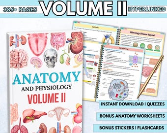 Anatomy & Physiology Study Guide Bundle, Flashcards, Quizzes Case Studies, Human Body Systems Review, Medical Nursing School Essentials