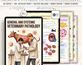 General Systematic Vet Pathology Notes Hyperlinked, Updated 2025-26, Systemic Pathology PDF, Pathology Study Notes, Animal Disease Notes