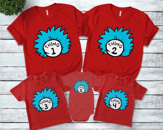 personalized thing 1 shirts
