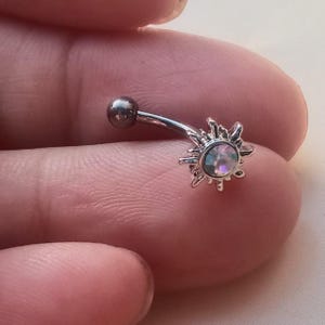 Piercing para ceja de sol de 16 g, piercing para ceja, piercing para el cuerpo, piercing para el cartílago, piercing para el cartílago.
