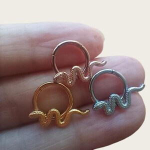 16G Snake earrings, Nose Rings,Cartilage Earring 16g Helix Earring Helix Piercing Cartilage stud Cartilage Piercing