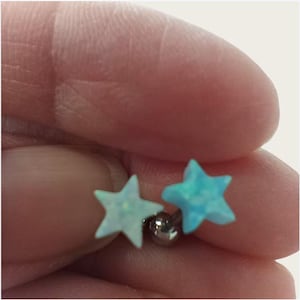 16GStar earrings,Cartilage Earring 16g Helix Earring Helix Piercing Cartilage stud Cartilage Piercing