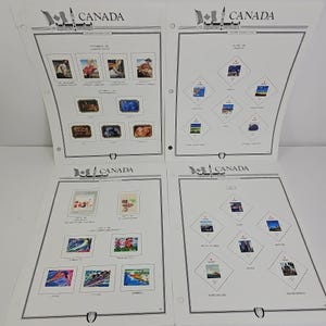 Frimärken Kanadas samling Will Jackman Jos Montferrand Laura Secord Jerry Potts