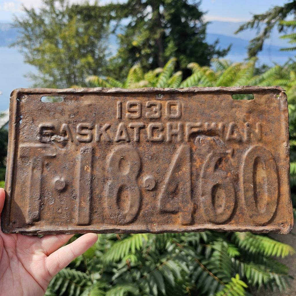 1930 license plate - Etsy 日本
