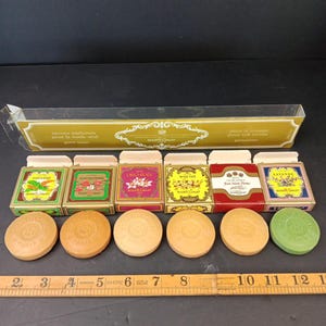 Vintage New In Box RogeR Gallet Savon Bois De Santal Paris France Total 6 Soaps Soap Bars Rare
