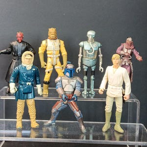 7pcs Vintage Star Wars Action Figures Lucas Film Hasbro VTG  Read CN