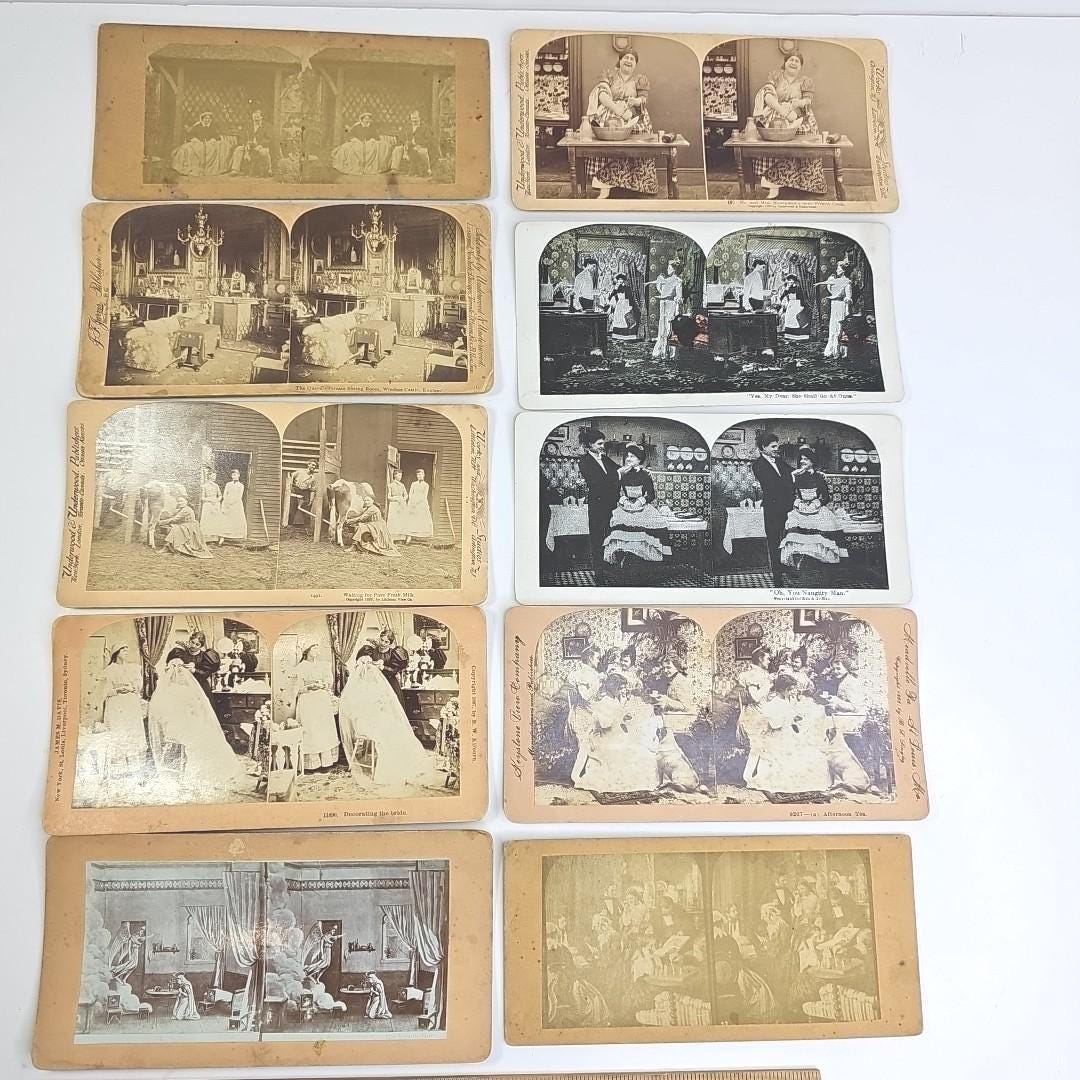 rare stereoscope cards The Master Discovered Card 1905, Sears Roebuck & Co. Stereo Card, Metropolitan Series Stereoview Card Care 7 W rare stereoscope cards Rare Stereoview
