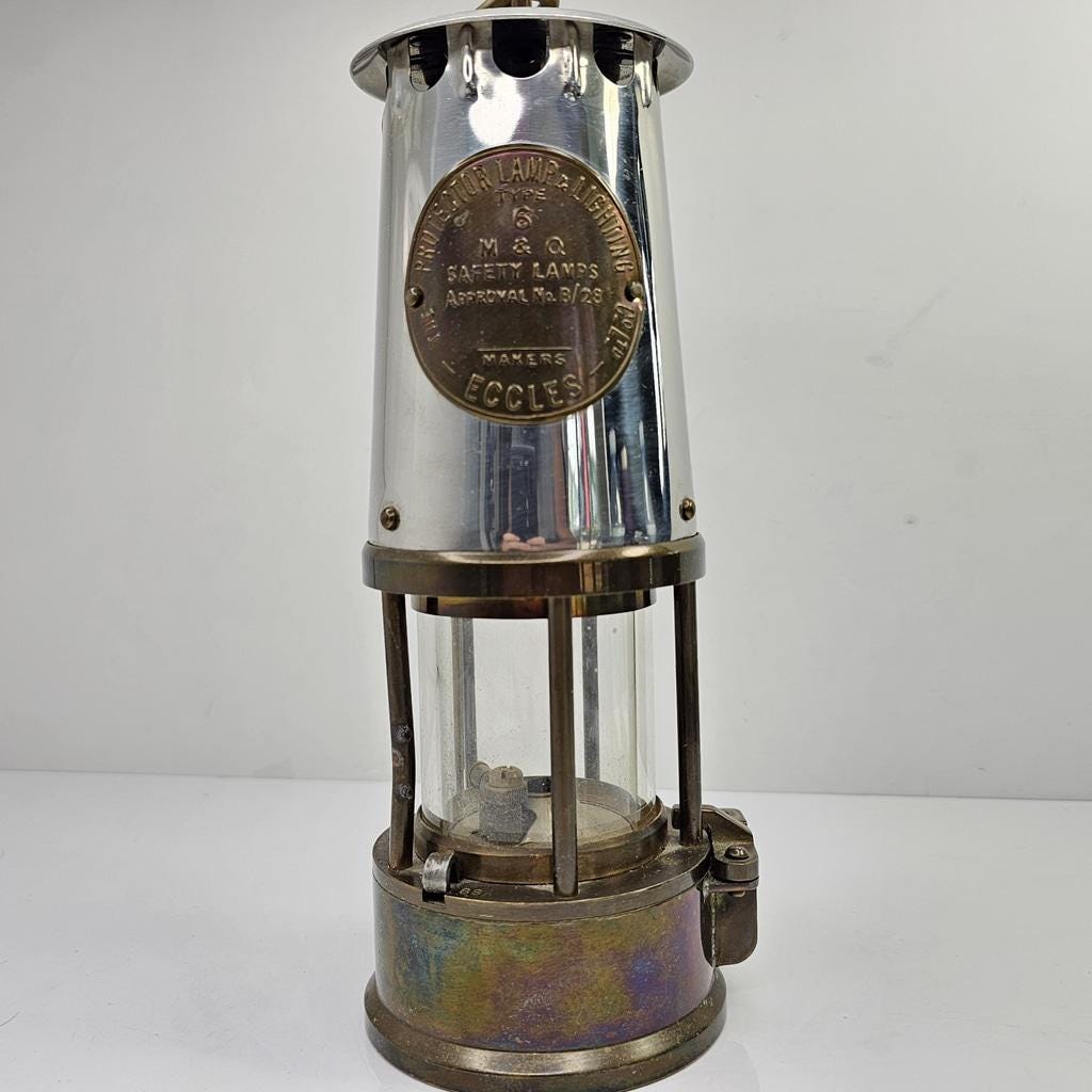 British miners lamp - Etsy 日本