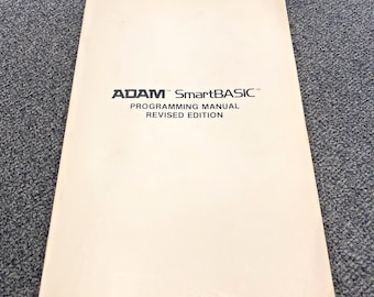 Coleco ADAM SmartBASIC Programming Manual Revised Edition 1984 Computer US . Duties Prepaid to usa