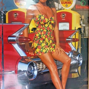 Rare 1997 Vintage Budweiser Poster &quot;Une Te A La Re Bud Lucion &quot; 20 X 30 USA