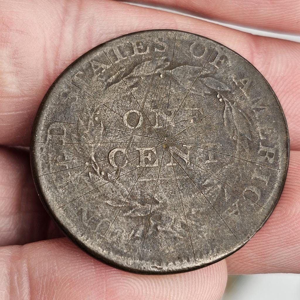 1812 Large Cent Coin: Big Date, Key Date, Full Liberty