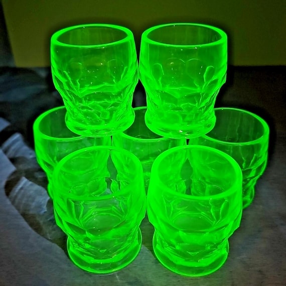 ② uranium7　806045 Uranium Water Glasses 7pcs Tested With Geiger 2.4