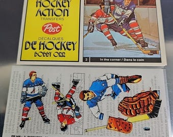 1972-73 Bobby Orr Hockey Action Transfers #2
