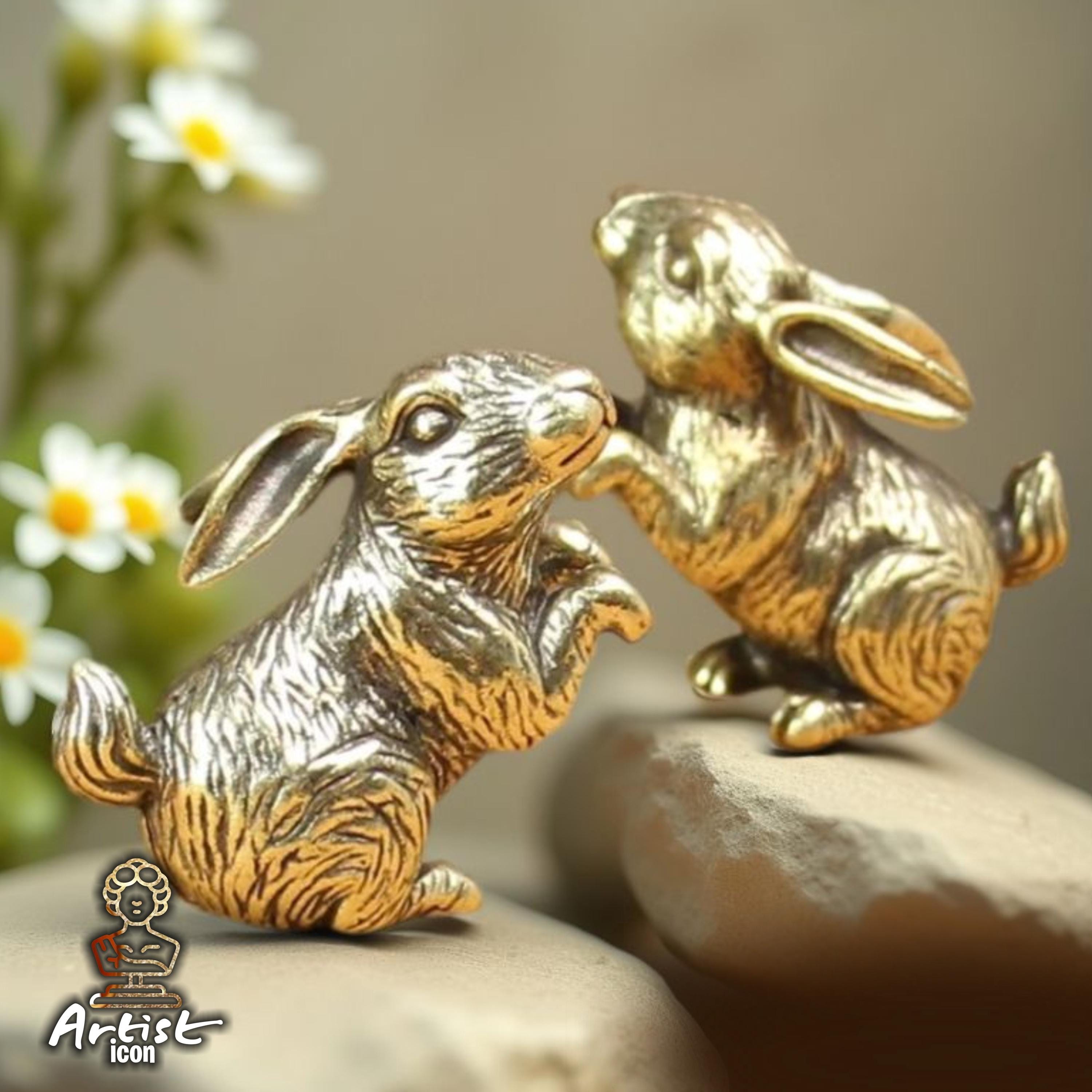 Gold Rabbit Ornament