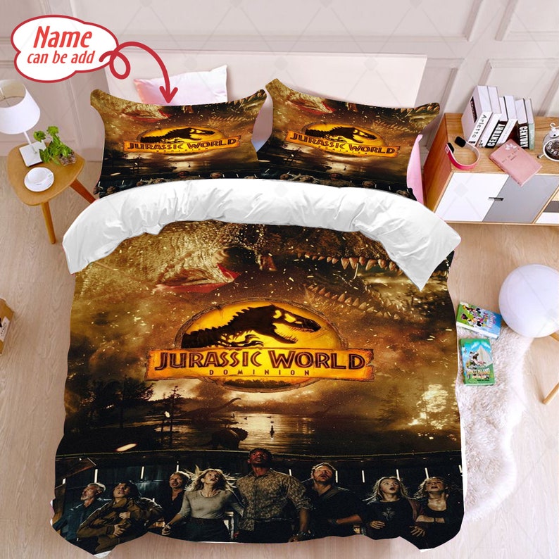 Custom Jurassic World Dominion Bedding Set Jurassic World Etsy Australia