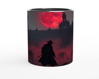 Bloodgeborene inspirierte Keramiktasse - Perfektes Geschenk für Gamer - Spülmaschinenfest