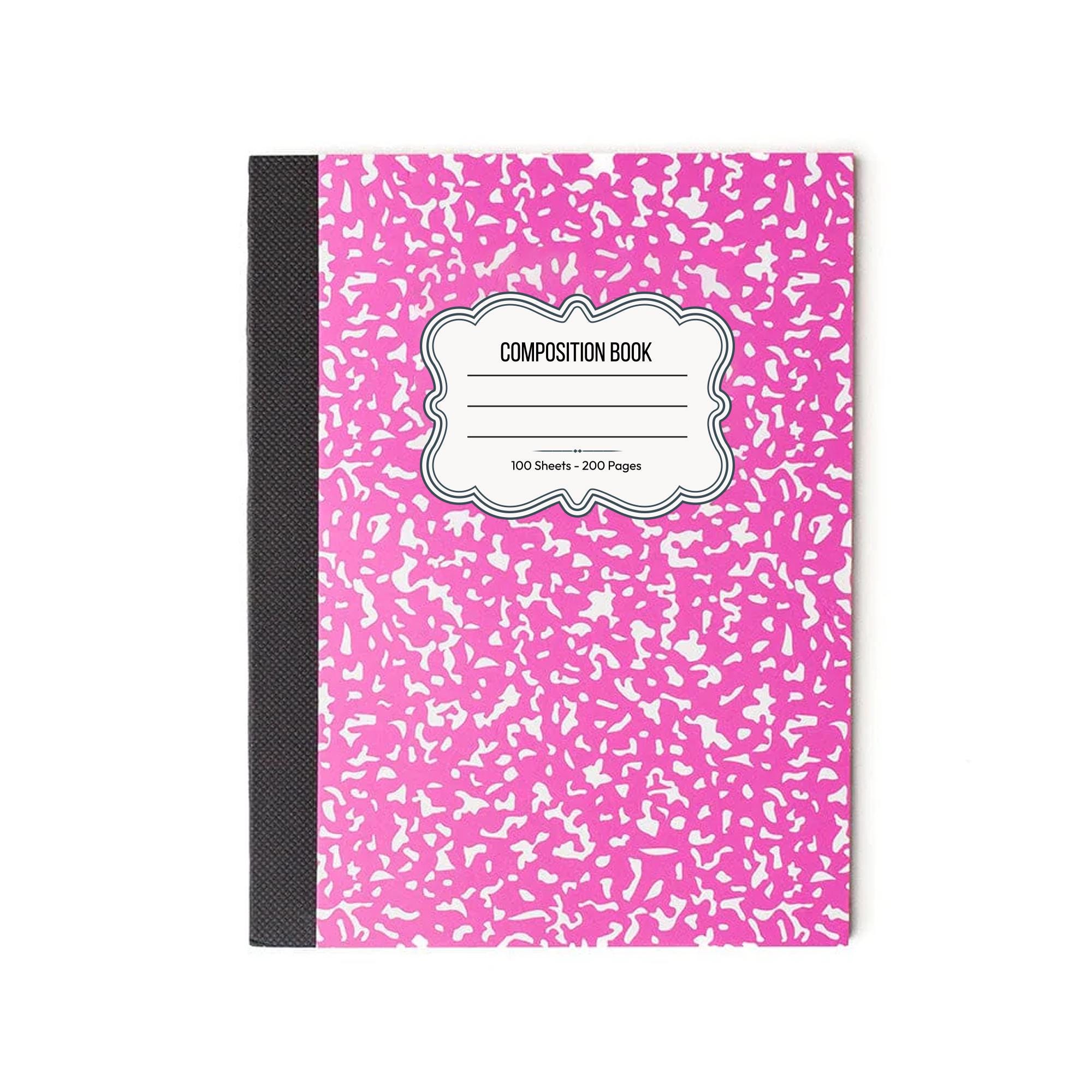 30 Composition Book Label Svg Bundle, Composition Notebook Labels ...