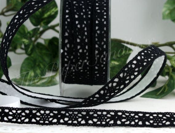 black lace ribbon